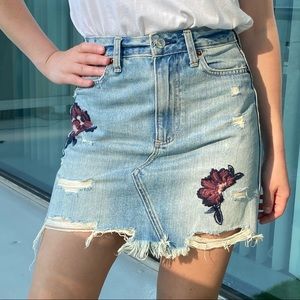 Abercrombie & Fitch Jean Skirt